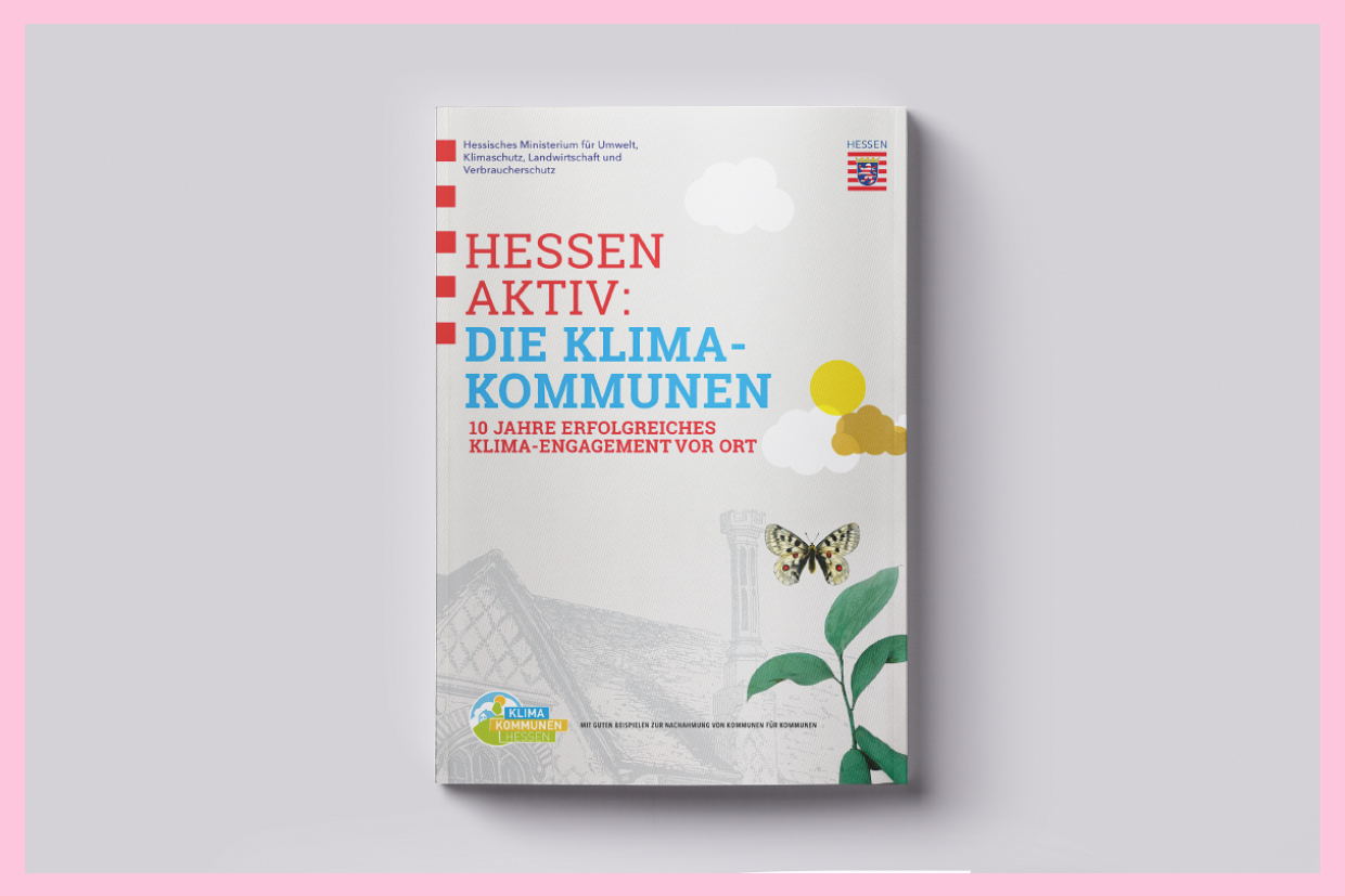 Broschürencover "Klimakommunen in Hessen"